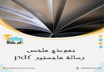 نموذج ملخص رسالة ماجستير pdf بأسلوب المحترفين لضمان القبول