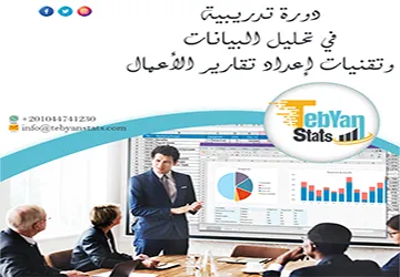 دورة تدريبية في تحليل البيانات وتقنيات إعداد تقارير الأعمال تبيان