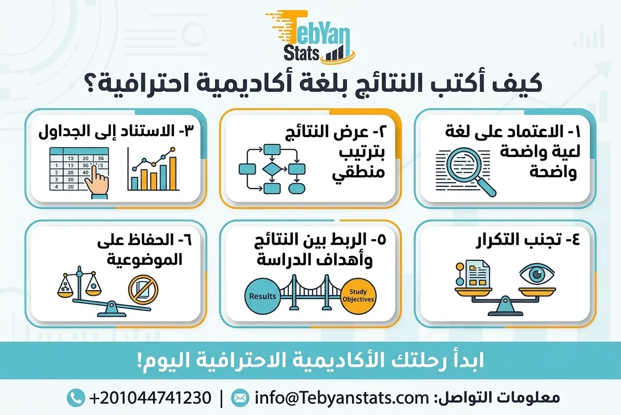 كيف تحول جداولك الاحصائية إلى نتيجة؟