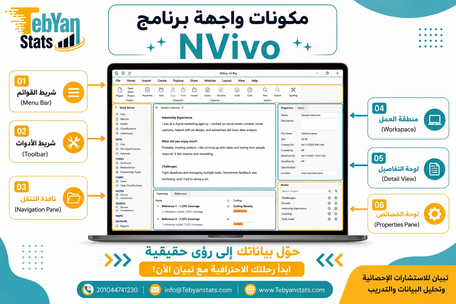 شرح برنامج nvivo
