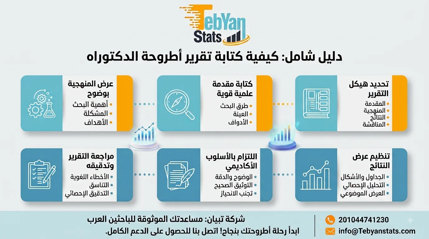 تقرير أطروحة دكتوراه